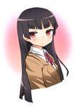  bad_id bad_pixiv_id black_hair gokou_ruri hori_(hori_no_su) long_hair ore_no_imouto_ga_konna_ni_kawaii_wake_ga_nai red_eyes school_uniform solo 