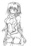  assassin_(ragnarok_online) assassin_cross greyscale kaminagi_(kaminagi-tei) monochrome ragnarok_online sketch solo thighhighs 