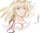  blond_hair castle_fantasia castle_fantasia_3 cd_game dreamcast farewell goodbye long_hair studio_ego yamamoto_kazue 