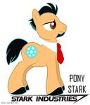  equine horse iron_man male mammal my_little_pony parody ponification pony pony_stark solo tony_stark trish_forstner 
