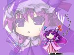  chibi mukyuu patchouli_knowledge purple_eyes purple_hair solo touhou yanagi_ryou zoom_layer 