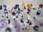  arm_garter asclepius belt bow buckle clone cross_mirage dual_wielding energy_blade facial_mark figure fingerless_gloves forehead_mark gauntlets gloves gun headband holding inline_skates jacket lutecia_alpine lyrical_nanoha mach_caliber magical_girl mahou_shoujo_lyrical_nanoha_strikers midriff military military_uniform multiple_girls open_clothes open_jacket photo revolver_knuckle roller_skates side_ponytail single_fingerless_glove single_gauntlet skates subaru_nakajima takamachi_nanoha teana_lanster thighhighs twintails uniform waist_cape weapon 