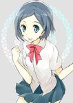  bad_id bad_pixiv_id blue_eyes blue_hair eka_eri inazuma_eleven_(series) inazuma_eleven_go open_mouth school_uniform short_hair solo sorano_aoi 