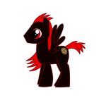  friendship_is_magic hair horse long_hair male mammal my_little_pony pegasus plain_background pony red_eyes red_hair solo unknown_artist white_background wings 