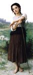  barefoot margaret_the_barefooted real_life real_life_insert realistic shepherd shepherd's_crook skirt solo staff walking_stick william-adolphe_bouguereau 