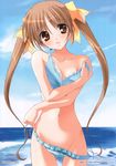  bikini breast_hold fumio kunugi_ayano mizugi pia_carrot 
