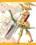  armor bow_(weapon) capcom hat monster_hunter monster_hunter_portable_3rd mosgharl_(armor) nightmare_(armor) pumpkin weapon witch_hat 