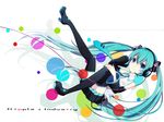  aqua_eyes aqua_hair bad_id bad_pixiv_id boots detached_sleeves hatsune_miku headphones headset high_heels long_hair merlusa necktie shoes sitting skirt smile solo thigh_boots thighhighs twintails very_long_hair vocaloid 