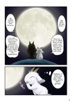  caprine comic cute english_text feral gabu goat male mammal mei moon night one_stormy_night text unknown_artist wolf 