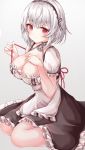  azur_lane breast_hold cleavage lotpi maid sirius_(azur_lane) 