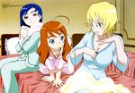  arika_yumemiya cleavage erstin_ho my-otome nina_wang pajamas 