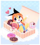  &hearts; box box_of_cuteness chibi cute doughnut female luna777 moondog pastry solo taratsu_(character) tongue 