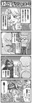  4boys comic final_fantasy final_fantasy_iv greyscale monochrome multiple_boys rosa_farrell shuninshunin tella translation_request 