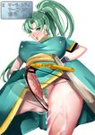  cevoy cum erection fire_emblem fire_emblem:_rekka_no_ken futanari green_hair lyndis_(fire_emblem) penis pussy 