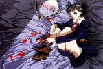  brown_eyes brown_hair guns kite_(anime) pantsu schoolgirl tagme thighs 