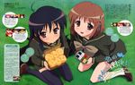  hasegawa_shinya school_uniform shakugan_no_shana shana thighhighs yoshida_kazumi 