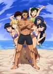  6girls bikini harima_kenji ichijou_karen mizugi sawachika_eri school_rumble suou_mikoto takano_akira tsukamoto_tenma undressing wink 