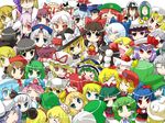  &gt;_&lt; aki_minoriko aki_shizuha alice_margatroid animal_ears antennae black_eyes black_hair blonde_hair blue_eyes blue_hair blush bow brown_eyes brown_hair bunny_ears cat_ears chen chibi cirno closed_eyes daiyousei everyone fang flandre_scarlet frog_hair_ornament front_ponytail fujiwara_no_mokou gengorou green_eyes green_hair grey_hair hair_bobbles hair_bow hair_ornament hakurei_reimu hat hat_ribbon hieda_no_akyuu hong_meiling houraisan_kaguya ibuki_suika inaba_tewi inubashiri_momiji izayoi_sakuya kagiyama_hina kamishirasawa_keine kawashiro_nitori kazami_yuuka kirisame_marisa koakuma kochiya_sanae konpaku_youmu konpaku_youmu_(ghost) leaf leaf_on_head letty_whiterock lily_black lily_white long_hair looking_at_viewer luna_child lunasa_prismriver lyrica_prismriver maribel_hearn medicine_melancholy merlin_prismriver mima morichika_rinnosuke moriya_suwako multiple_girls mystia_lorelei onozuka_komachi open_mouth orange_eyes patchouli_knowledge pink_hair pom_pom_(clothes) purple_eyes purple_hair red_eyes red_hair reisen_udongein_inaba remilia_scarlet ribbon rumia saigyouji_yuyuko shameimaru_aya shiki_eiki short_hair siblings sisters smile star_sapphire sunny_milk tears tokin_hat touhou touhou_(pc-98) triangular_headpiece two_side_up usami_renko white_hair witch_hat wriggle_nightbug yagokoro_eirin yakumo_ran yakumo_yukari yasaka_kanako yellow_eyes 