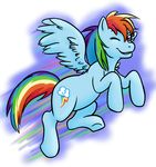  female feral fluffkitten friendship_is_magic horse mammal my_little_pony pegasus plain_background pony rainbow_dash_(mlp) solo white_background wings 