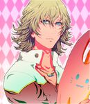  barnaby_brooks_jr blonde_hair bunny glasses open_clothes open_shirt shirt smile tiger_&amp;_bunny 