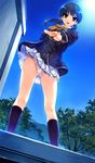  game_cg hasekura_airi misaki_kurehito pantsu school_uniform trumple ushinawareta_mirai_wo_motomete 