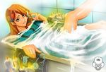  bath bathtub bleach bubble bubbles candle candles inoue_orihime long_hair orange_hair orihime_inoue 