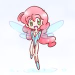  cham_fau fairy fairy_wings green_eyes pink_hair sakaguchi_misaki seisenshi_dunbine solo wings 