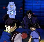  inuyasha kagura_(inuyasha) kanna_(inuyasha) kimono kohaku_(inuyasha) naraku 