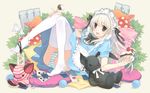  alice_in_wonderland cameltoe cream kasugano_sora maid mottsun pantsu shimapan thighhighs wallpaper yosuga_no_sora 