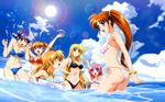  bikini caro_ru_lushe cleavage fate_testarossa mahou_shoujo_lyrical_nanoha mahou_shoujo_lyrical_nanoha_strikers mizugi photoshop screening subaru_nakajima takamachi_nanoha teana_lanster vivio wallpaper 