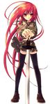  noizi_ito scanning_resolution school_uniform screening shakugan_no_shana shana sword thighhighs 