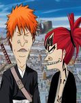  abarai_renji beavis_and_butt-head bleach cosplay kurosaki_ichigo parody 