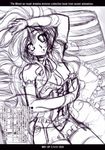  ayano_naoto garter_belt kaikinissyoku monochrome nipples oppai pantsu tagme thighhighs 