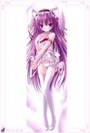  animal_ears dakimakura kemonomimi pantsu stockings thighhighs tinkle usamimi 