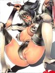  breasts cleavage echidna f.s. gamebook large_breasts oppai snake sword tagme thighhighs warrior weapon 