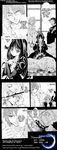  3boys altrouge_brunestud artist_request doujinshi fina-blood_svelten glasses greyscale hard_translated highres long_sleeves monochrome multiple_boys primate_murder rizo-waal_strout toono_shiki translated tsukihime 