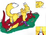  digimon guilmon renamon tagme 