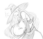  breasts curvy dragon&#039;s_crown dragon's_crown hanging_breasts hat_over_one_eye highres huge_breasts large_breasts sorceress sorceress_(dragon&#039;s_crown) sorceress_(dragon's_crown) vanillaware 