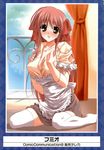  cleavage fumio open_shirt tagme thighhighs 