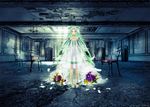  chair flat_chest flower highres long_hair md5_mismatch original redjuice room scenery snowdrop_(beatless) solo standing transparent 