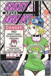  blonde bossun choker fence fujisaki_yuusuke gloves goggles hat necklace onizuka_hime shinohara_kenta sket_dance smile t-shirt 