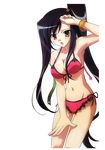  bikini extraction guan_yu kanu koihime_musou mizugi 