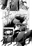  greyscale hisou_tensoku mazinger_z mecha monochrome no_humans parody porurin silent_comic touhou 