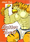  comic feline knife male mammal muscles single_page solo tiger toast underwear unknown_artist 