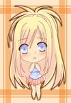  blonde blue_eyes blush celsia chibi eighth solo 