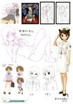 bikini character_design koutaro maid mizugi nijiiro_zakura sketch tetsudou_musume uniform 