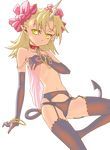  devil extraction garter_belt kotaro_mori lingerie pantsu thighhighs vector 