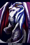  chest_tuft claws dragon drawg_t fluff fluffy horn horns male open_mouth pipe pixiv_fantasia scalie solo tail tuft wings 
