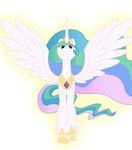  alicorn female feral friendship_is_magic horn horns horse mammal my_little_pony plain_background pony princess princess_celestia_(mlp) royalty solo unknown_artist white_background winged_unicorn wings 