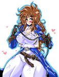  artist_request axel_zero belt blush breasts brown_hair castlevania curvy genderswap gloves hips large_breasts long_hair overcoat richter_belmondo richter_belmont whip wide_hips 